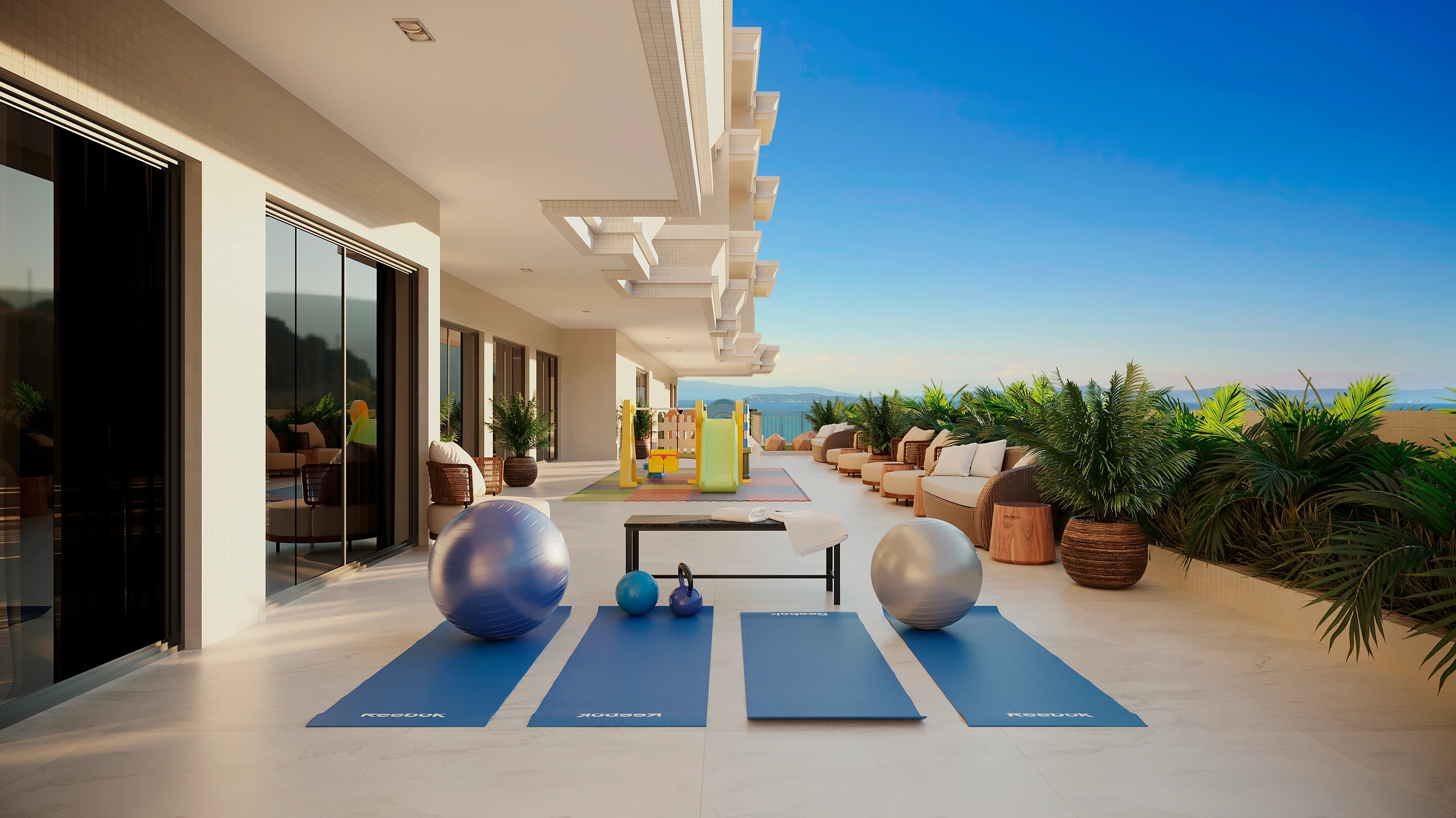 Área externa funcional